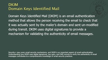 DKIM - Domain Keys Identified Mail