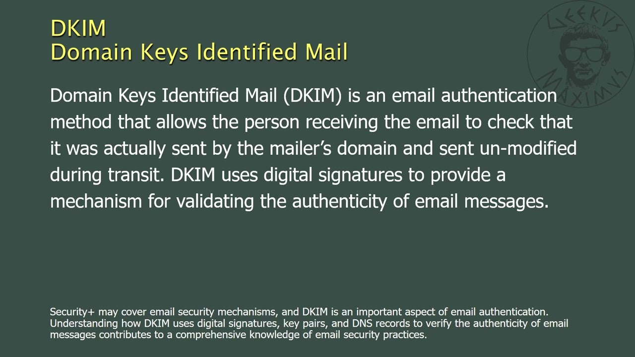 DKIM - Domain Keys Identified Mail