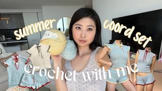 crochet a summer set with me! (plus 5K giveaway!) | matching set | coord set