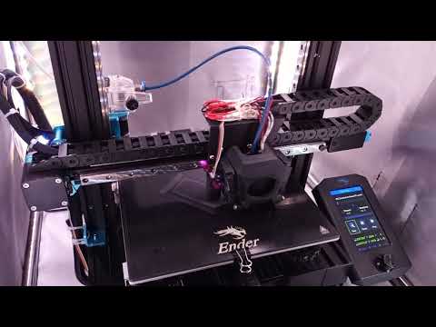 Ender 3 v2 BLV linear silently printing.