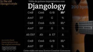 Djangology (200 bpm) - Gypsy jazz Backing track / Jazz manouche