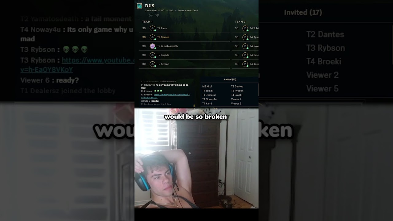 Thebaus has Sion passive IRL