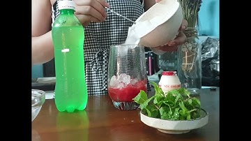Cách làm soda dưa hấu siêu đơn giản