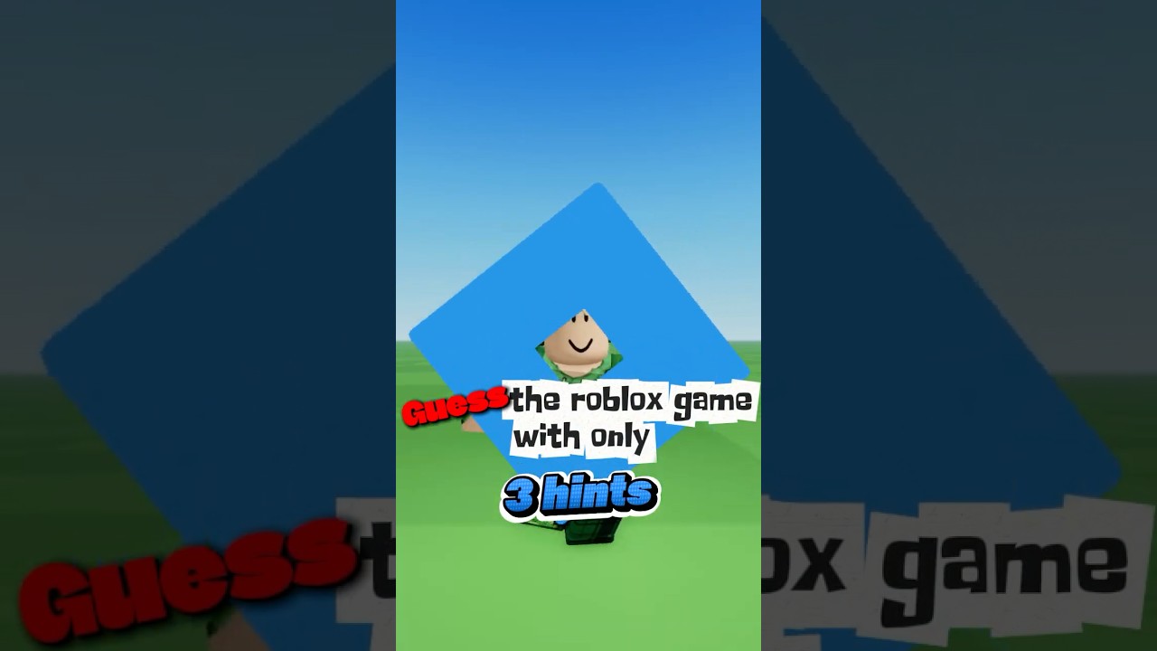 Guess The Roblox Game YouTube 