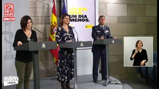 Rueda de Prensa tras Comite Tecnico de Gestion Del Coronavirus - España