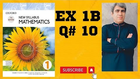 Exercise 1B Question # 10 chapter # | D1 | study with proftariq #viral #cambridge