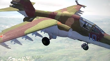 DCS world: SU25 T engine failure landing