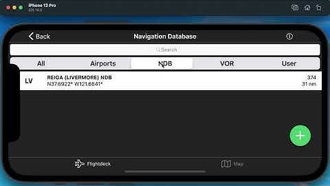 fDeck: Flight Instruments Navigation Database Tutorial