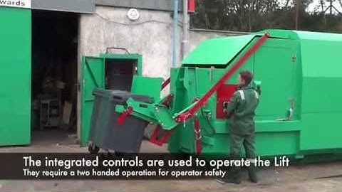 Gradeall Portable Compactor Bin Lift