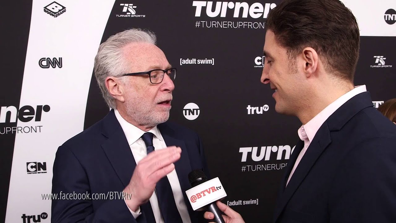 "The Situation Room's" Wolf Blizter at the Turner Upfront Red Carpet Event
