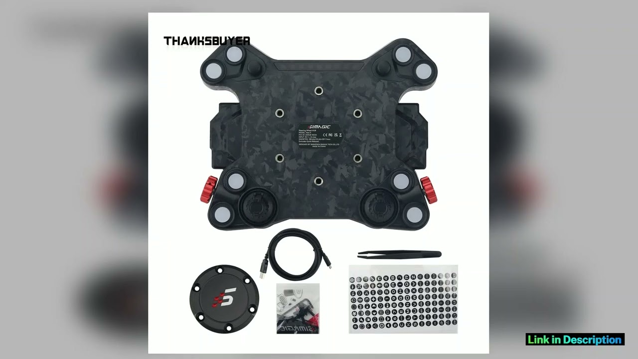 Simagic Neo X Hub Racing Steering Wheel Hub without Paddles Supports 24G Wifi for Racing Wheels Tre