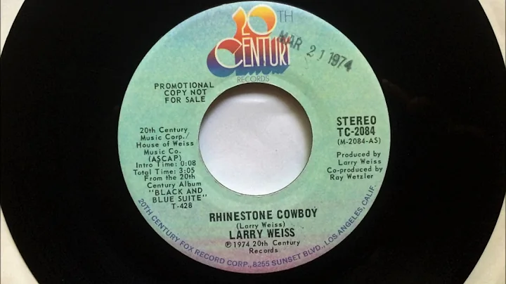 Rhinestone Cowboy , Larry Weiss , 1974