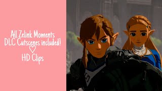 All Zelink Moments in Age of Calamity (DLC cutscenes included)