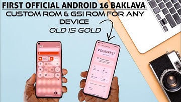 🔥Official android 16 custom rom Derfest OS baklava