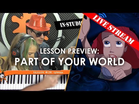 Part Of Your World - Kid's Piano Tutorial