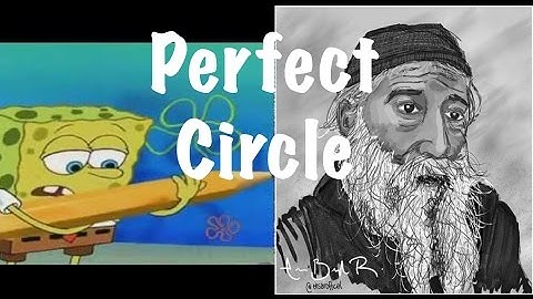 How to draw a perfect circle like Spongebob