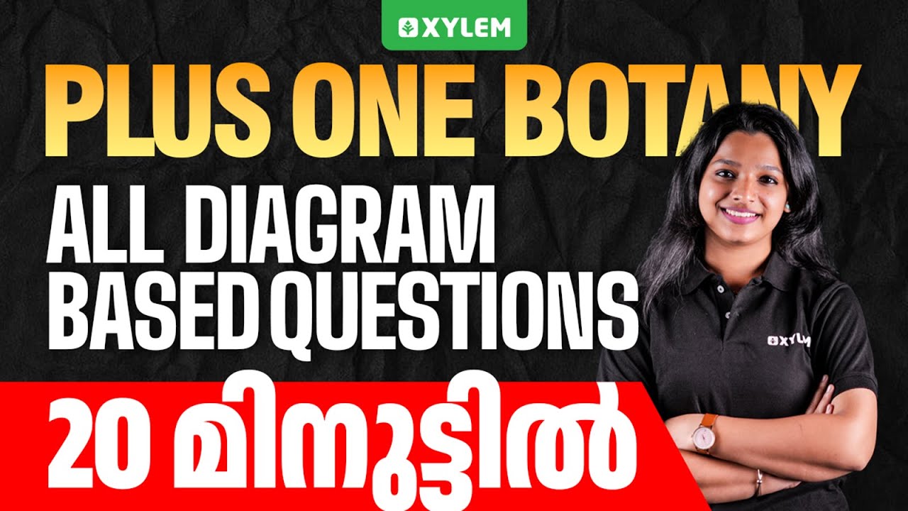 Plus One Botany | All Diagram Based Questions | 20 മിനുട്ടിൽ | Xylem Plus One