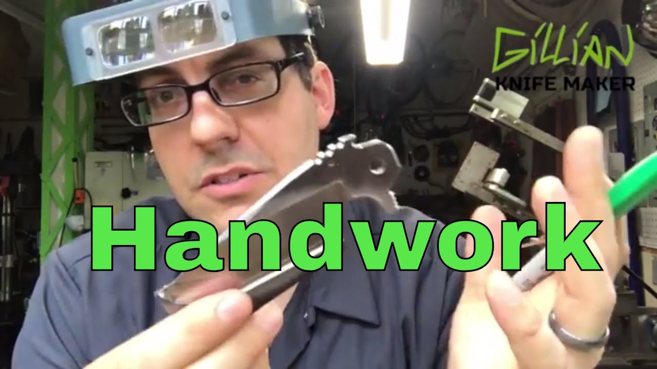 How To Make Knives Sanding Out The Bevels American Knife Maker