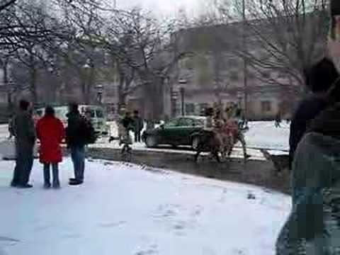 Misha Collins - University of Chicago Polar Bear Run - YouTube