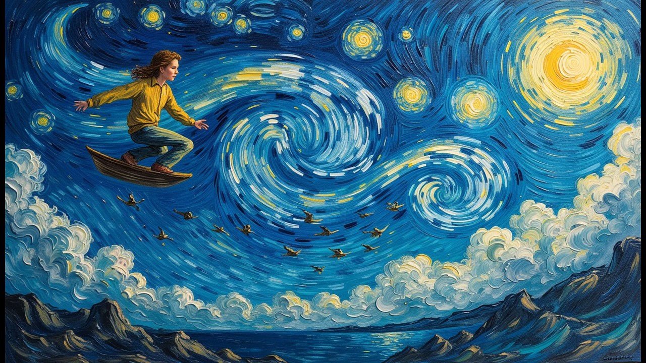 The Hound of Heaven – Yogananda’s Voice with Van Gogh’s Vision | A Mystical Soul Pursuit
