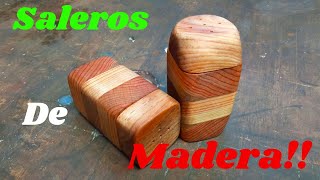 !! Saleros de madera!!! cómo hacerlo!!!!