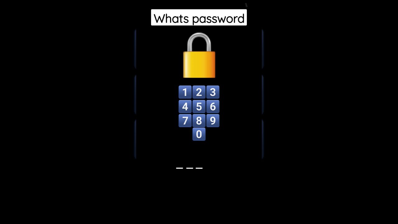 Whats Password YouTube Whats Password YouTube
