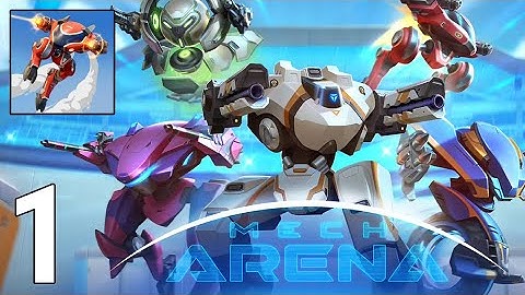 Mech Arena: Robot Showdown Gameplay Walkthrough Part 1 - Tutorial Basic Training [iOS/Android Games]