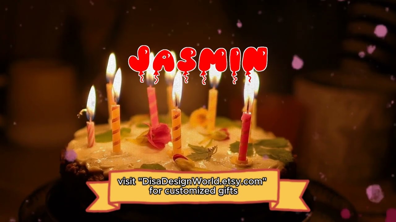 Happy Birthday JASMIN   Happy Birthday Song   Birthday Wishes   Birthday Party