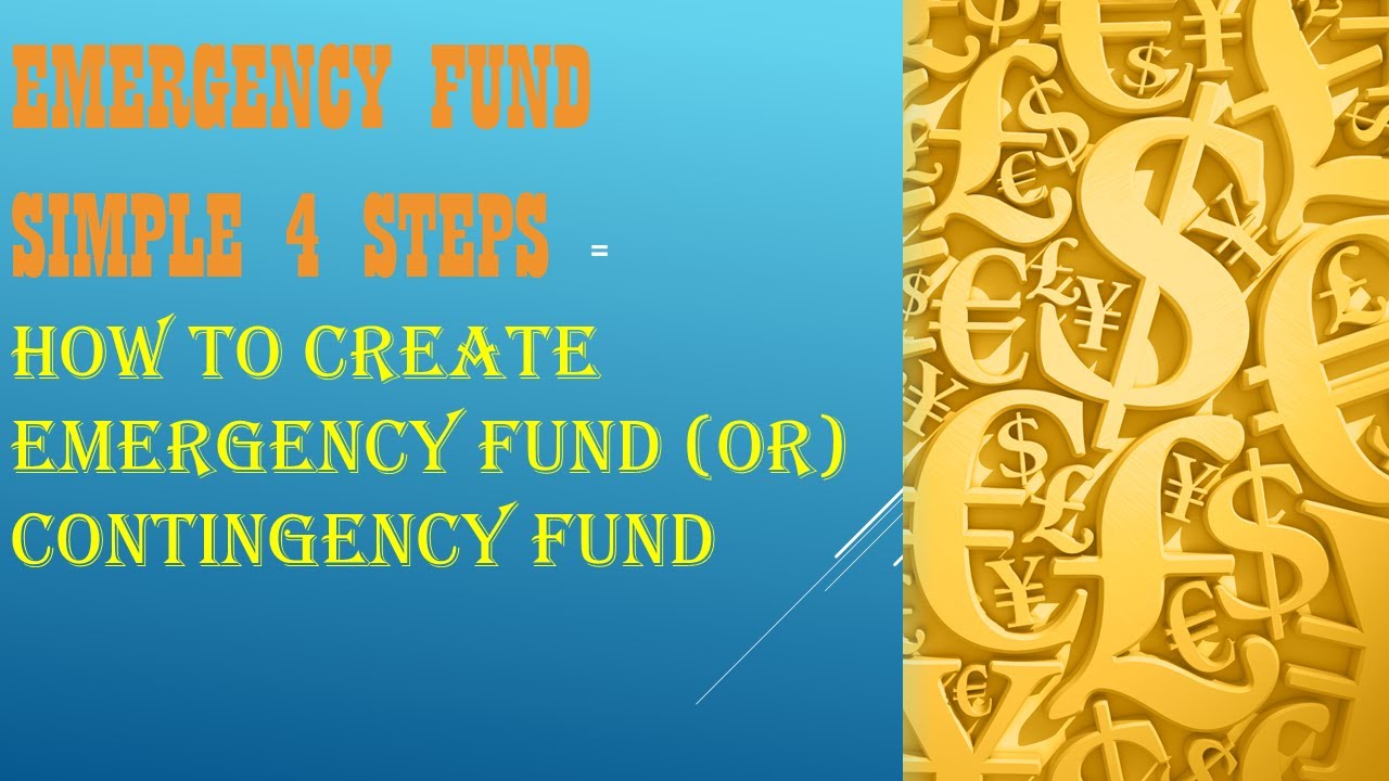 STEP-1 EMERGENCY FUND :  HOW to CALCULATE EMERGENCYFUND & UNDERSTANDING EMERGENCY FUND in DETAIL