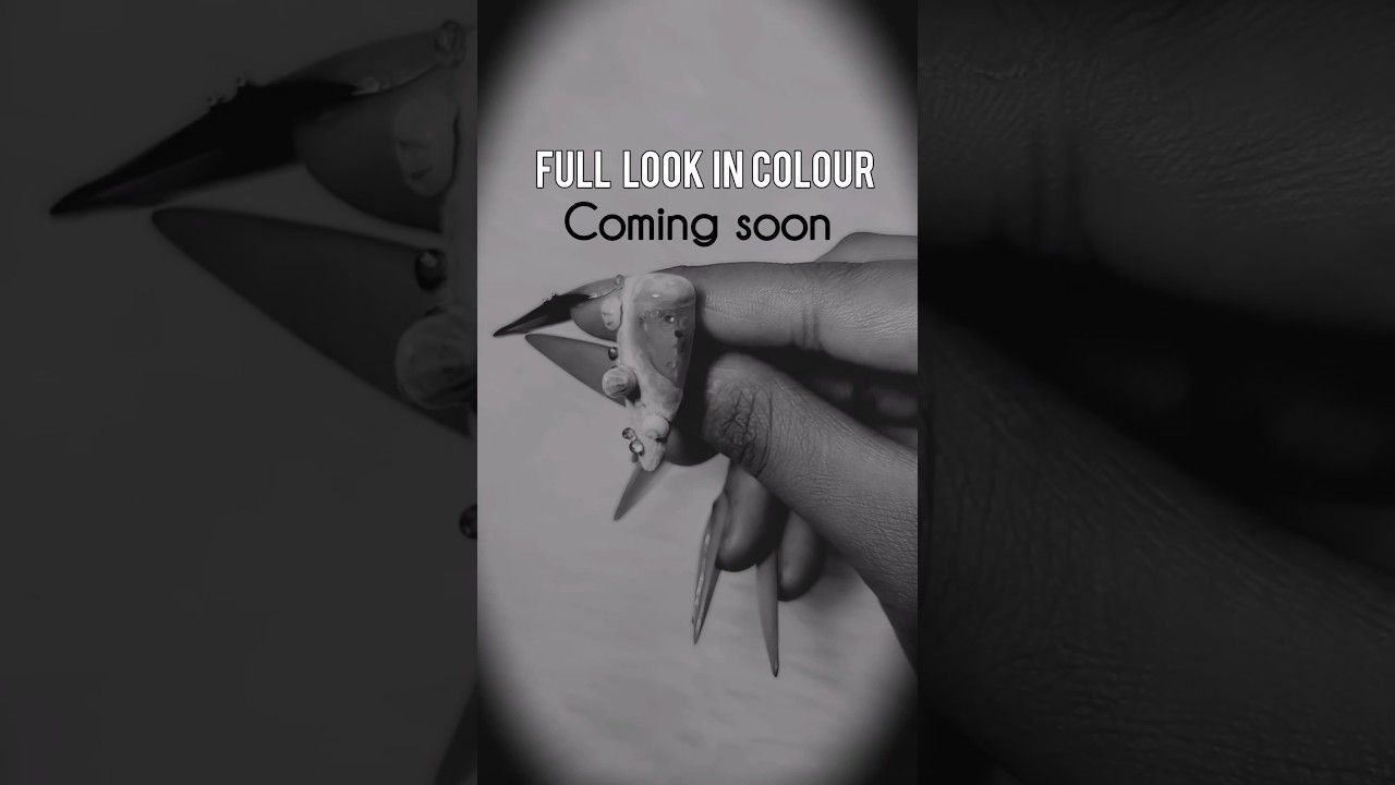 unique trendy nail art. stay tuned!!