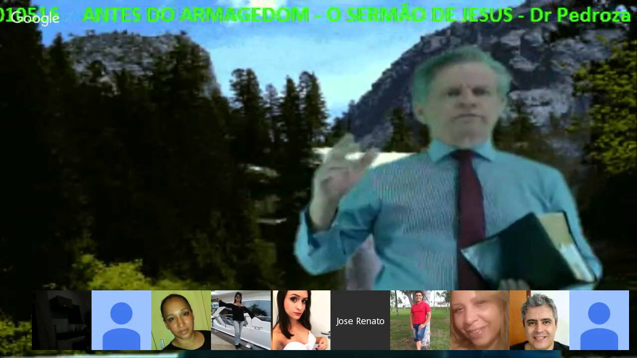 ANTES DO ARMAGEDOM - O SERMÃO DE JESUS - Parte 11 - Dr Pedroza - SIMCEROS - 01052016 hangouts on air august 1