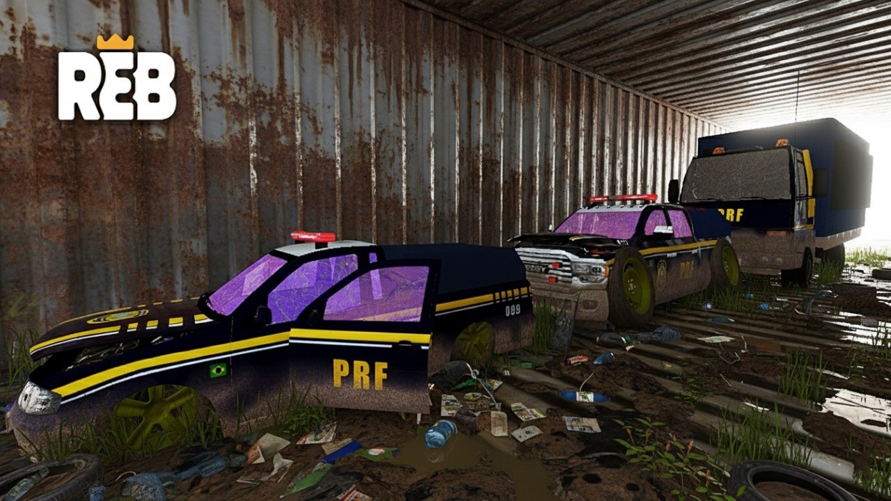 REBAIXADOS ELITE BRASIL | BUSCANDO 3 VEÍCULOS SECRETOS DA PRF NO CONTAINER DO NAVIO