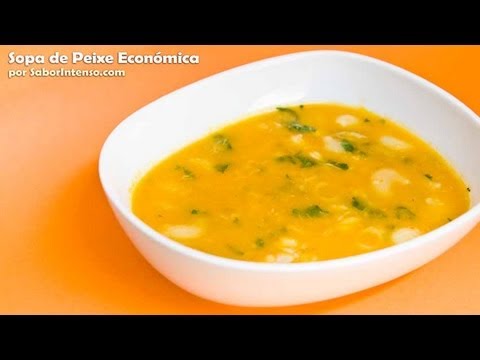 Vídeo: Sopa Com Peixe Vermelho E Tomate