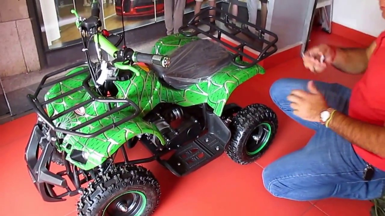 TUTORIAL DE FUNCIONAMIENTO DE MINI CUATRIMOTO SPIDER YouTube