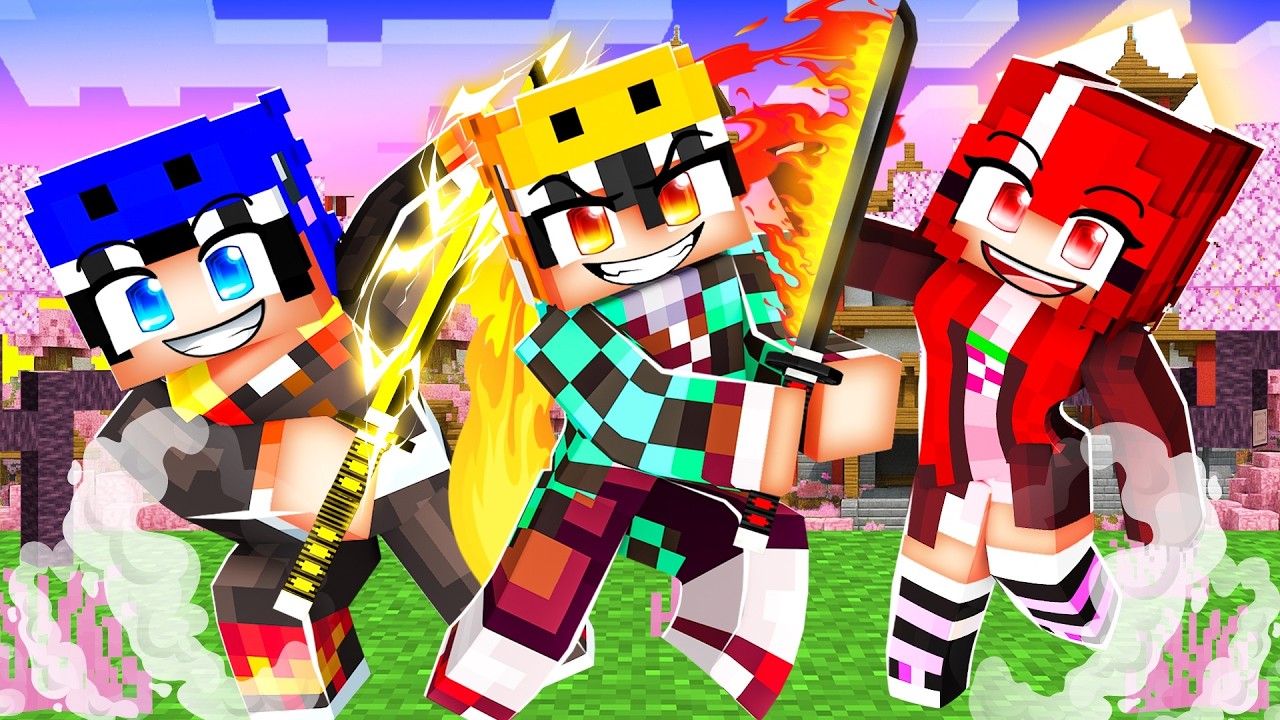 Minecraft but I’m DEMON SLAYER!