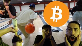 BUYING BITCOIN EVERY DRINK WE HAVE!!(Bowling edition)