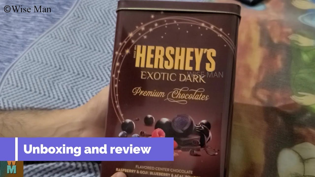 Hershey's Exotic Dark Premium Chocolates - YouTube
