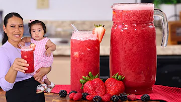 Como Hacer AGUA de FRUTOS ROJOS para este VERANO | Super REFRESCANTE y Deliciosa 😋