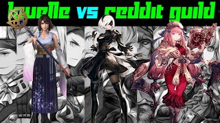 WOTV: team Louelle vs. Reddit Guild (mock battles)