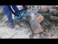 Dolmar(Makita) 6400 in Dirty Wood Chain Destroyed/Drujba Makita 6400 Lemne Cu Noroi Lant C85 distrus