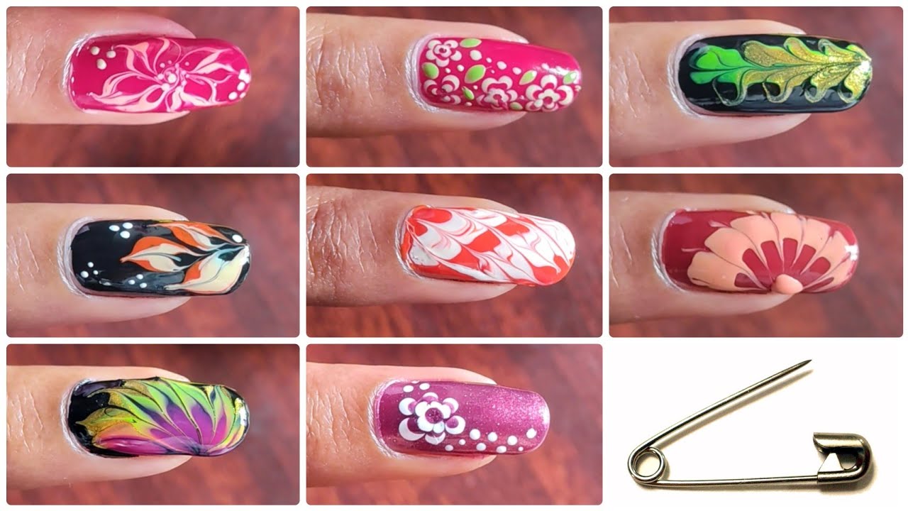 Easy nailart designs at home #simplenails #nailart #nails #nailtutorial #simplenails #art #nail