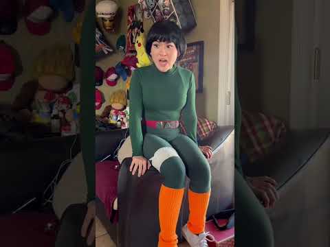 No one told me…🤭🤣 (with @kawiwii) #guysensei #rocklee #anime #naruto #cosplay #voice #impressions