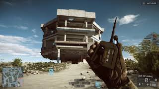 Battlefield 4 - Test Range Building  Destruction And Aftermath
