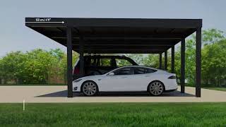 Palram - Canopia Oslo 20x40 Carport Kit (HG9252)