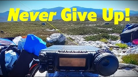 Never Give Up! 2m SSB success after 11 hours