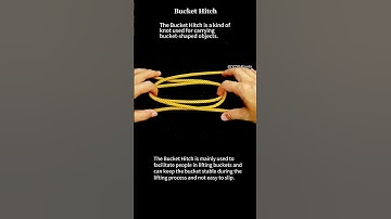 Wow, a simple and practical bucket knot.