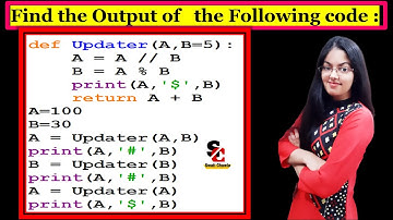 Output Based Question - 4 | CBSE Class 12 | Computer Science