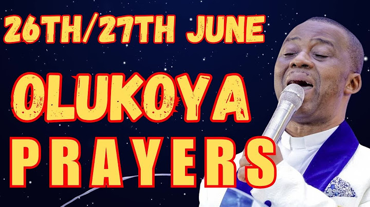 27TH JUNE, 2025 - ALL NIGHT BREAKTHROUGH MFM MIDNIGHT OLUKOYA PRAYERS FOR DELIVERANCE #mfm
