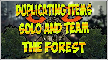 THE FOREST Duplication Glitch Solo And Team🎮*100% Working New*