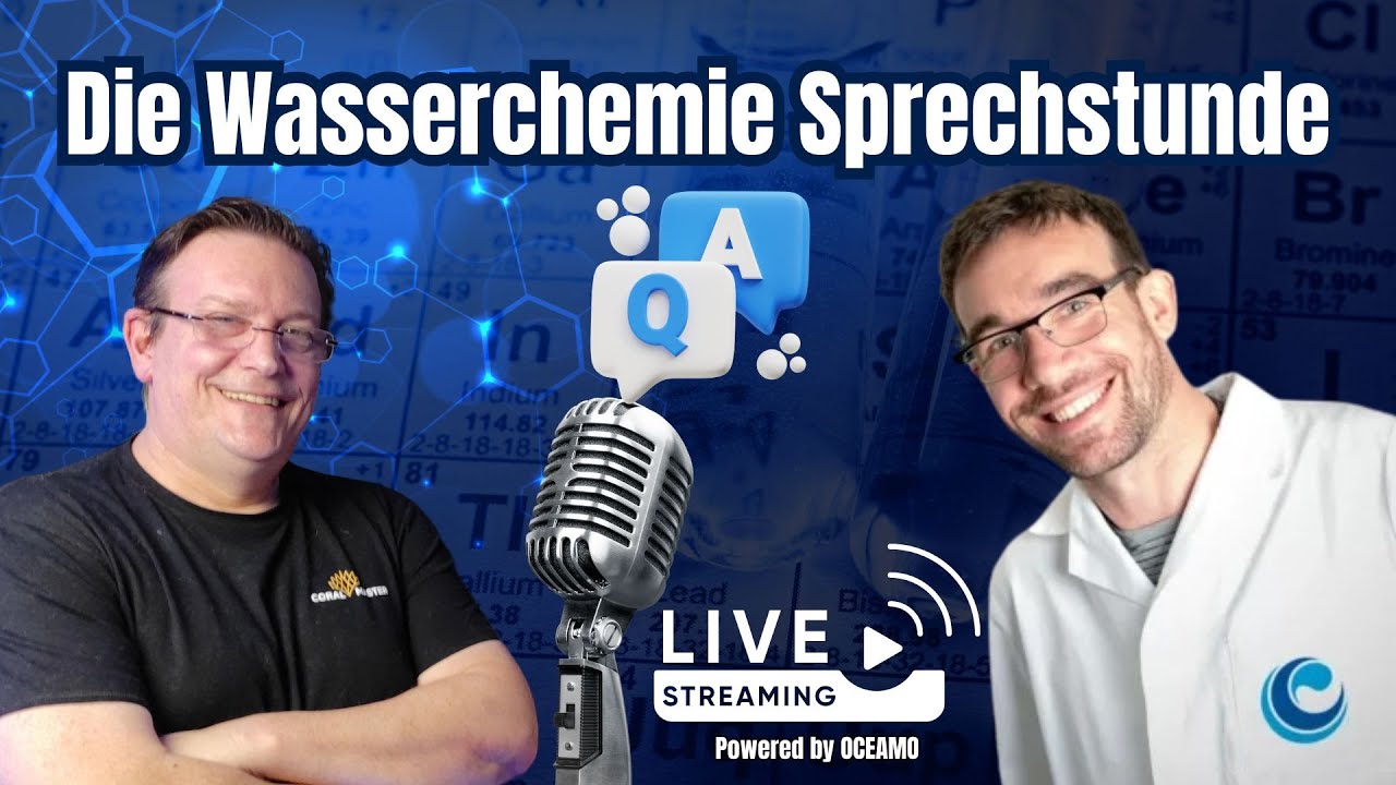 💦 Die MeerwasserChemie Sprechstunde #3 💦 Live Q&A mit Dr. Christoph Denk 💦 Let`s Talk Chemistry 💦